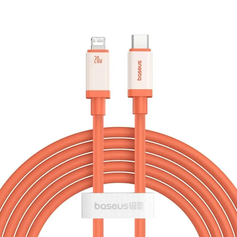 Кабель BASEUS 0 ℃ Series Fast Charging Cable Type-C to Lightning P10368802731-00 20W 1 м Coral - фото 2