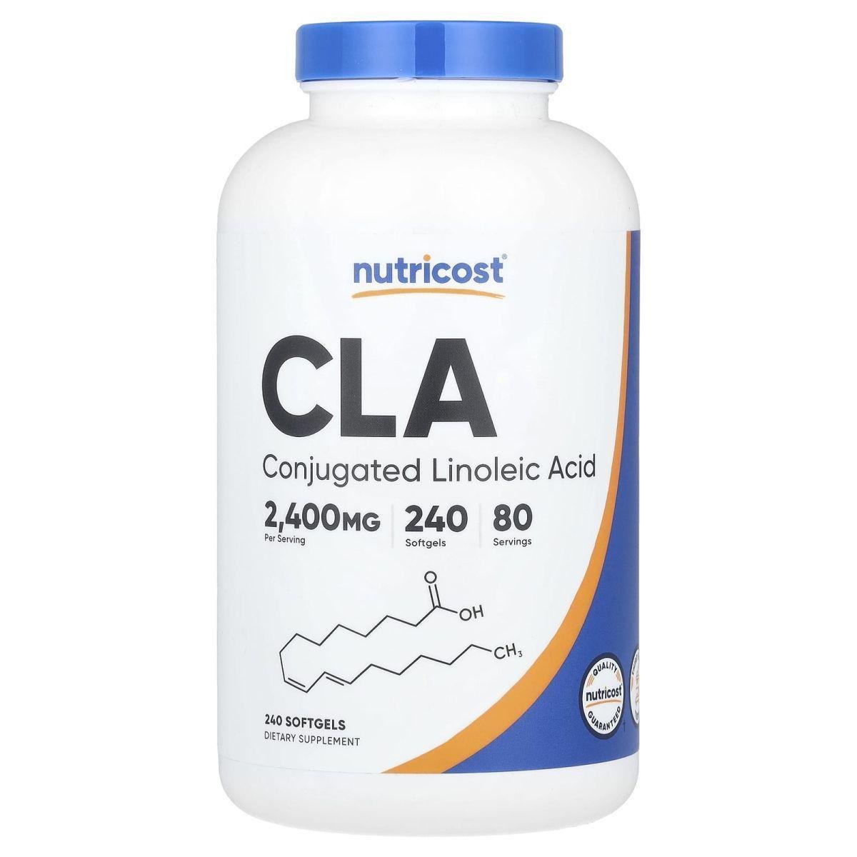 Жироспалювач Nutricost CLA 240 кап. 800 мг