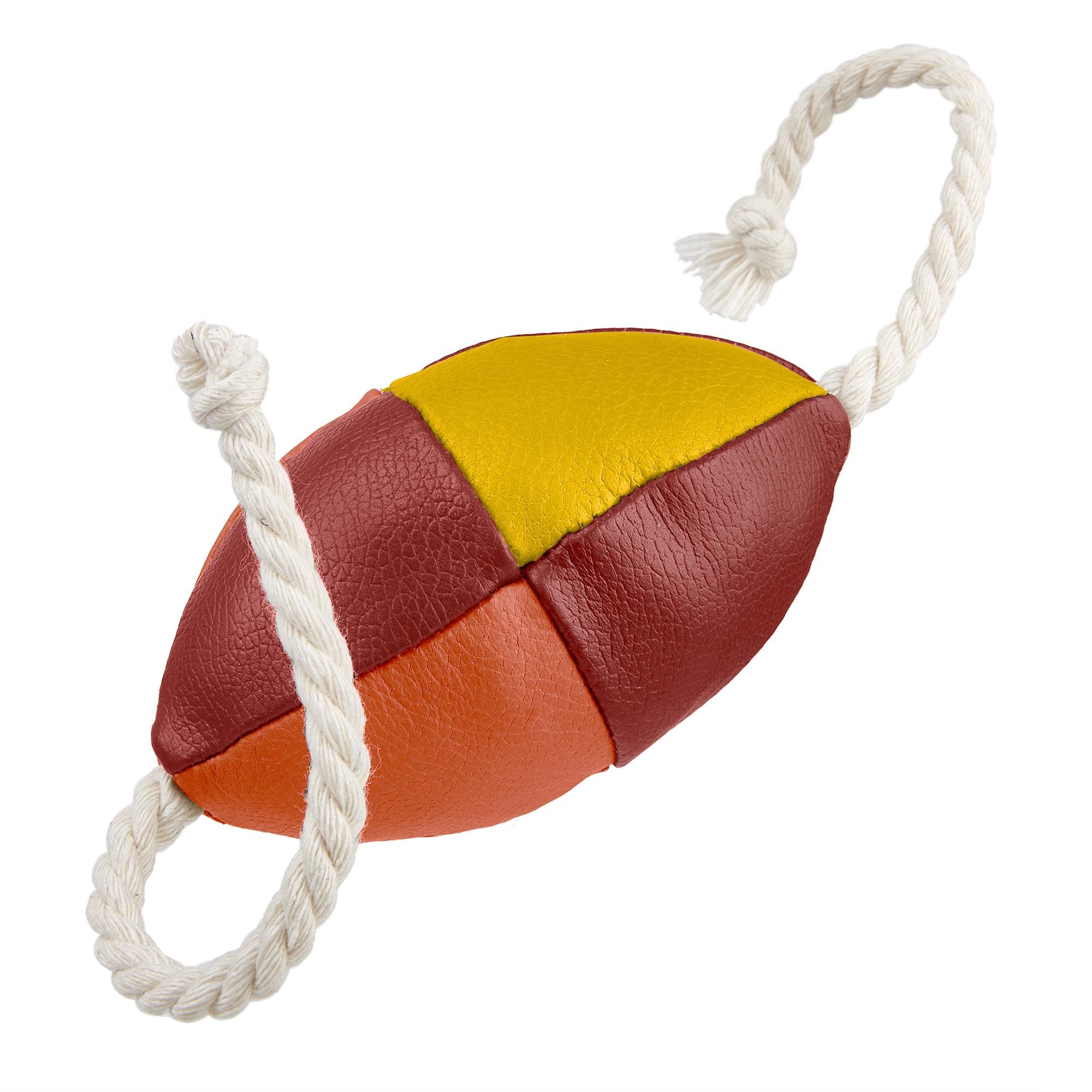 Игрушка Рэгби с канатиками для малых и средних пород собак 13,5 см (33015/6)