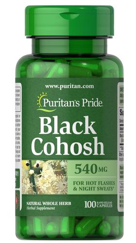 Добавка Puritan's Pride Black Cohosh 540 мг 100 Capsules (3511)