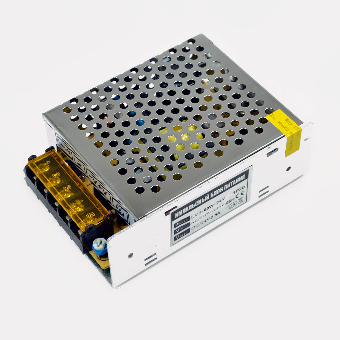 Блок питания VENOM Standart негерметичный 24 V 60 Вт (11271)