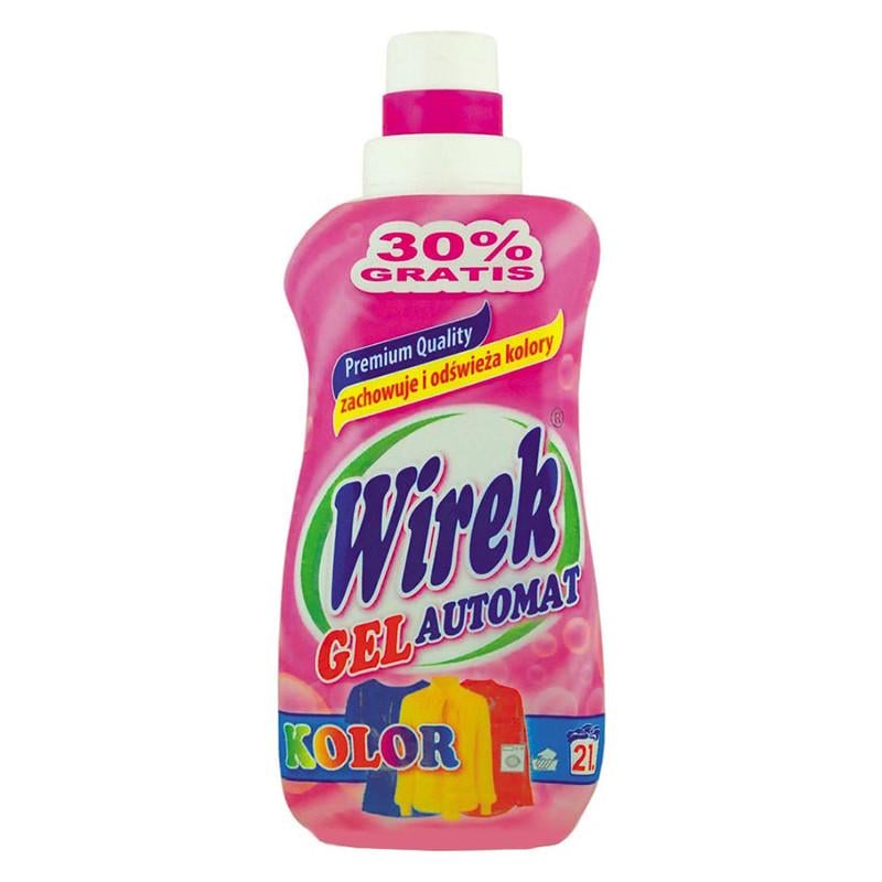 Гель для автоматичного прання Wirek Gel Automat Color для кольорових тканин 1 л