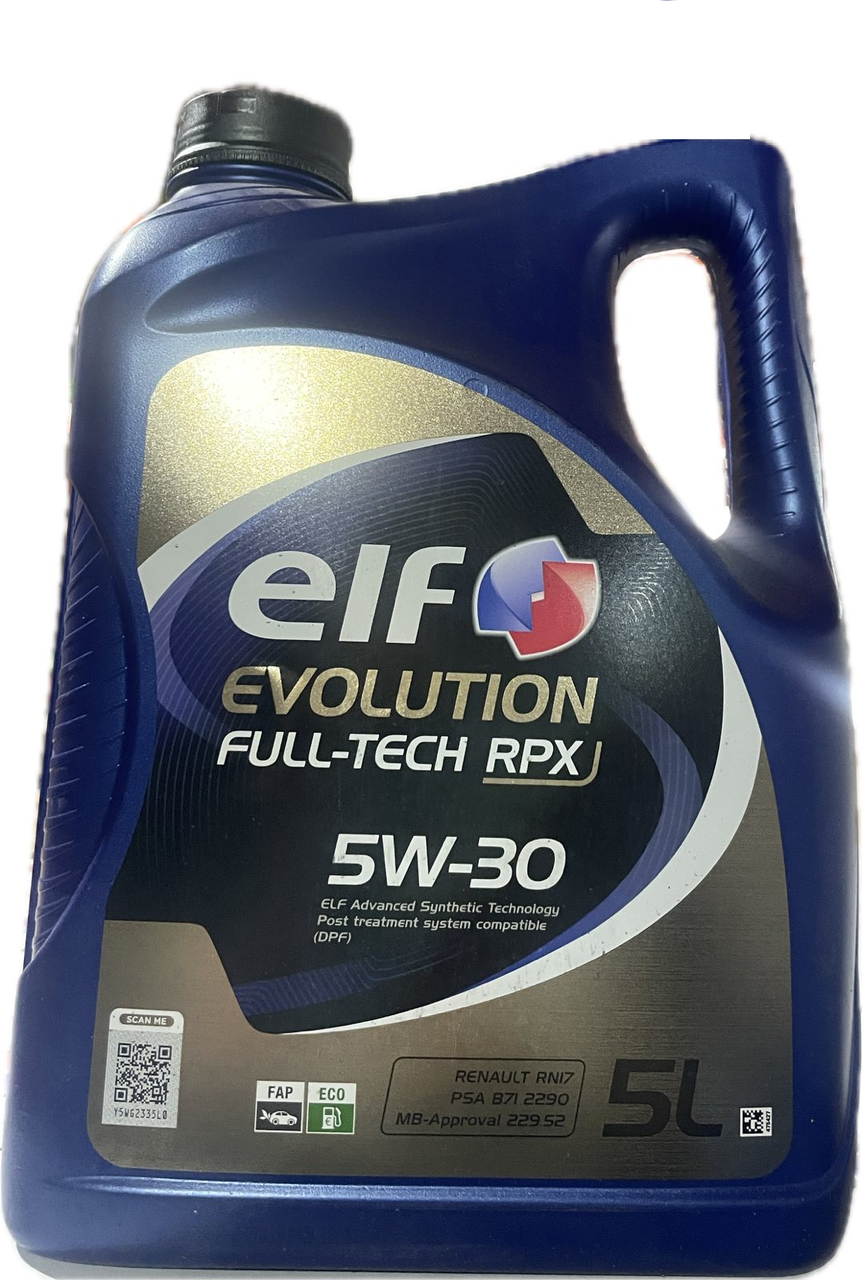 Моторное масло Elf Evolution Full-Tech RPX 5W-30 5 л (235069)