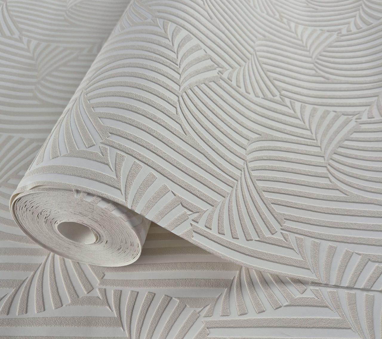 Обои виниловые на флизелине для спальни/гостиной/коридора Marburg 57250 0,53х10,05 м Молочно-бежевый (2785922120)