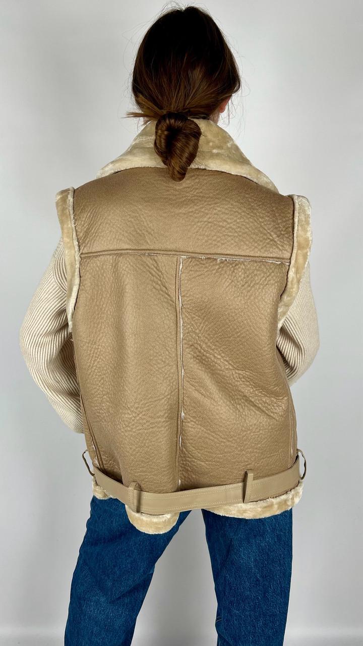 Дублянка жіноча Бренд #800-01 S Чорний (23918480) - фото 8 Дублянка жіноча Бренд #800-01 S Чорний (23918480) - фото 8