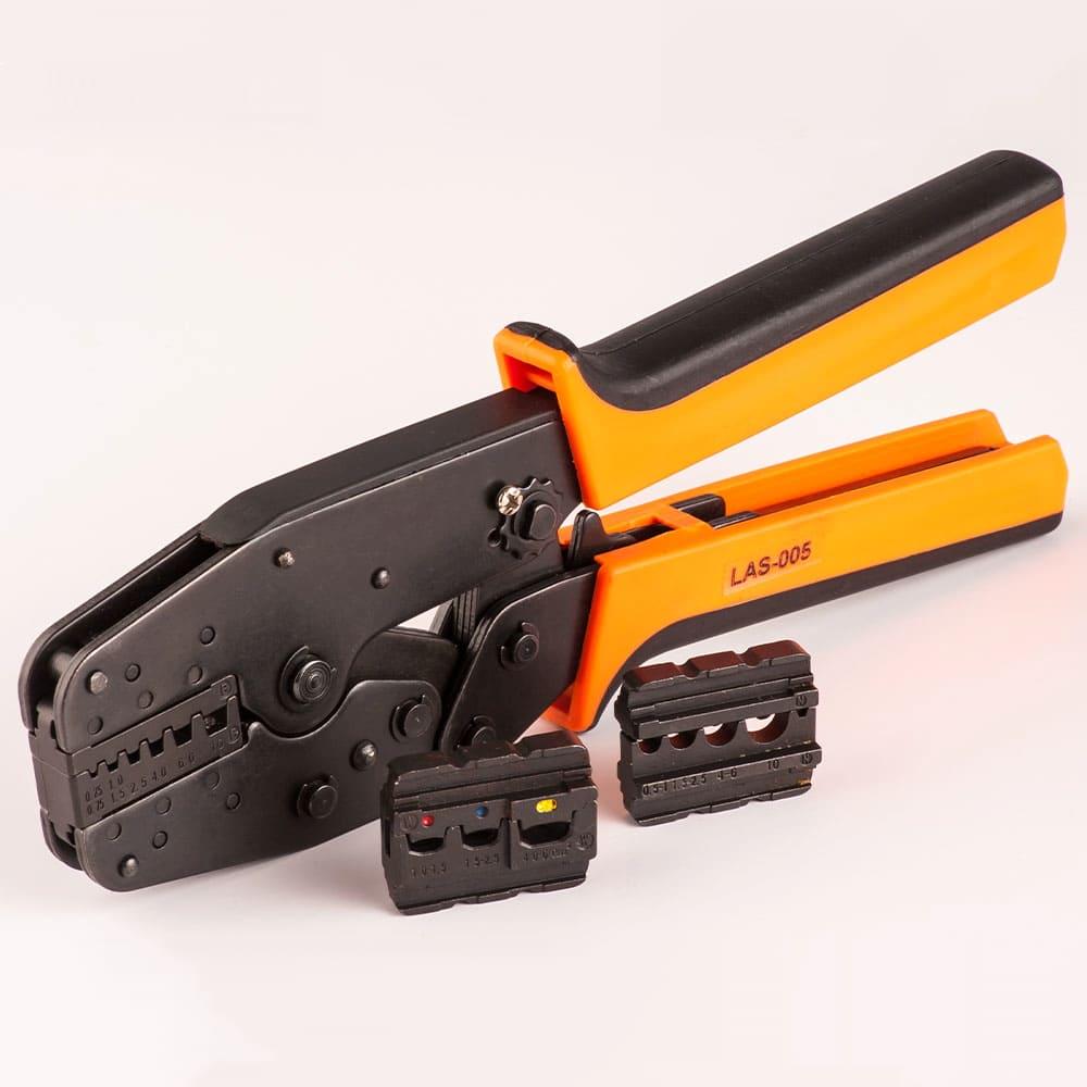 Інструмент опресувальний TAKEL LAS-005 багатофункціональний зі змінними матрицями (504062)