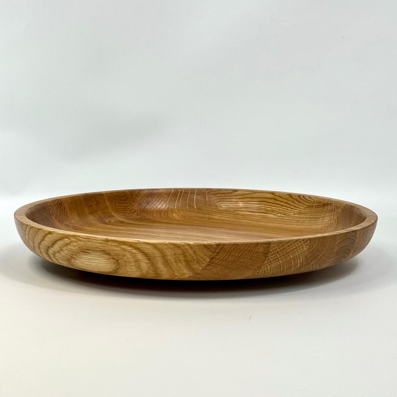 Тарелка деревянная 30 см (DS9)