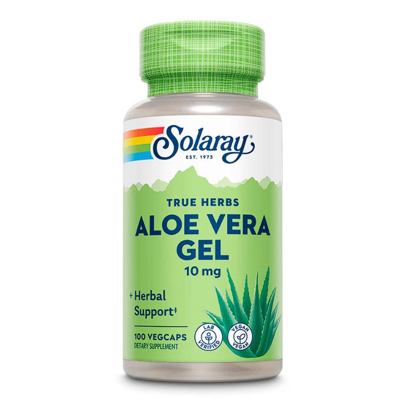 Алоэ вера гель Solaray Aloe Vera Gel 10 mg 100 вега-капс. (22934-01)