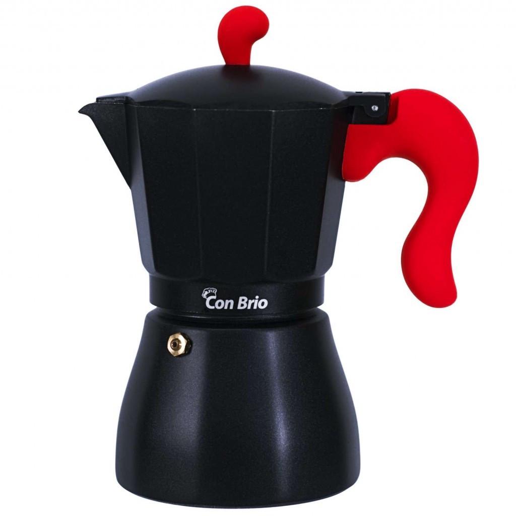 Гейзерна кавоварка для заварювання меленої кави 450 мл (6609-CB)