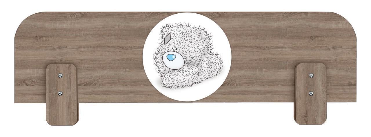 Бортик защитный МАКСИ-МЕбель для кровати Тедди плюс под толщину боковой царги 22 мм Дуб трюфель (12100)