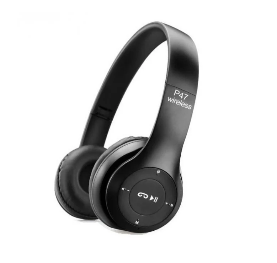 Наушники P47 Bluetooth с MP3 плеером и FM радио Black (2087399327) Наушники P47 Bluetooth с MP3 плеером и FM радио Black (2087399327)
