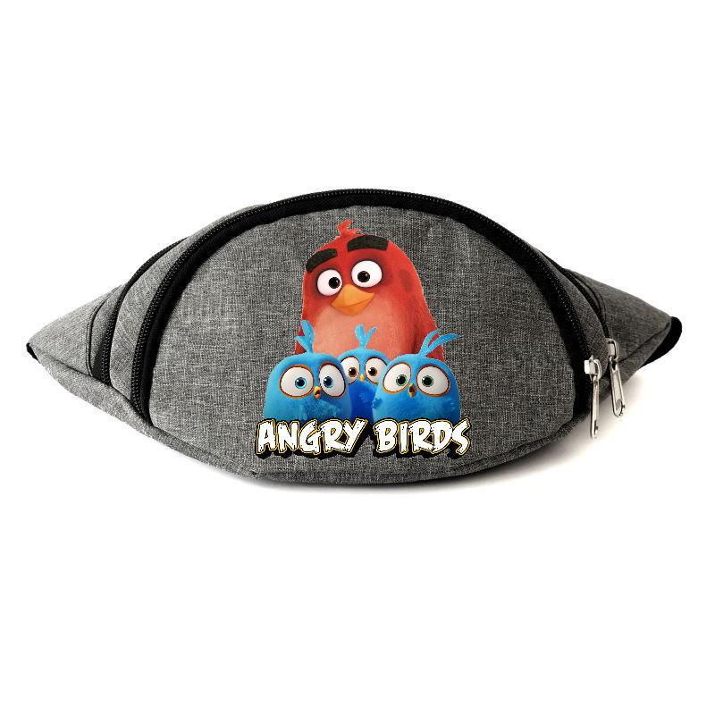 Поясная сумка-бананка Cappuchino toys Angry Birds RED Серый (2064147807) Поясная сумка-бананка Cappuchino toys Angry Birds RED Серый (2064147807)