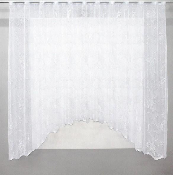 Тюль арка жаккард 295х160 см Белый (000к 51-145)
