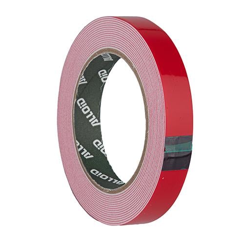 Скотч двухсторонний Alloid Лайнер ПЭ на вспененной основе 18 мм 5 м Красный (00000061697)
