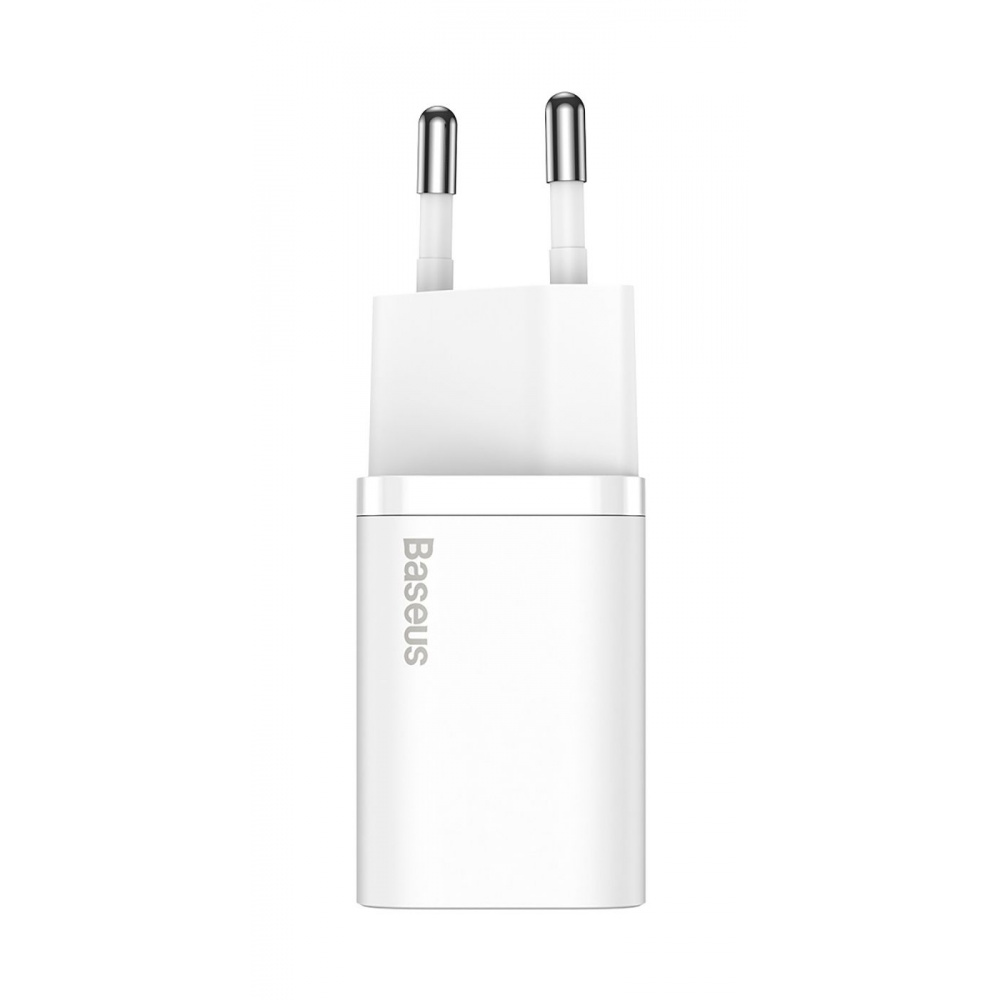 Зарядний пристрій BASEUS Super Silicone PD Charger 25 Вт 1Type-C Cable Type-C to Type-C 3A 1 м White