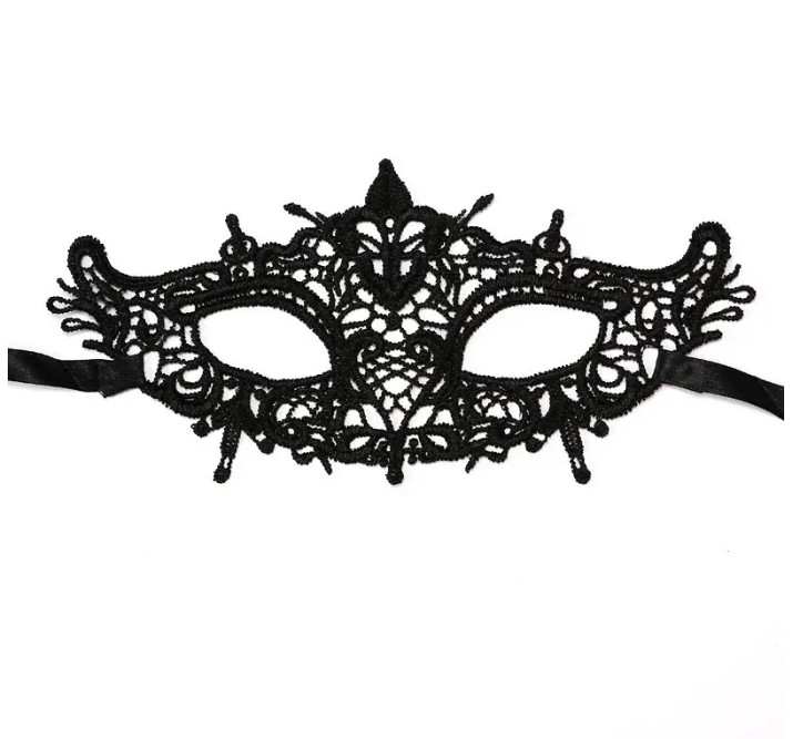 Маска венецианская на лицо One size Черный (564090/6)