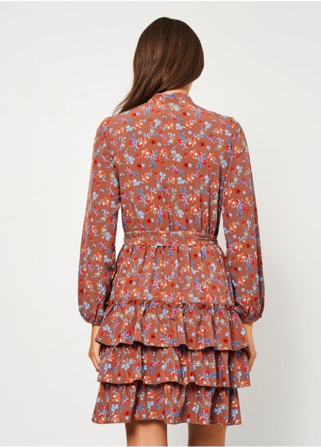 Сукня жіноча з поясом у комплекті Anastasimo Коричневий M-L (526 коричневий M-L) - фото 2