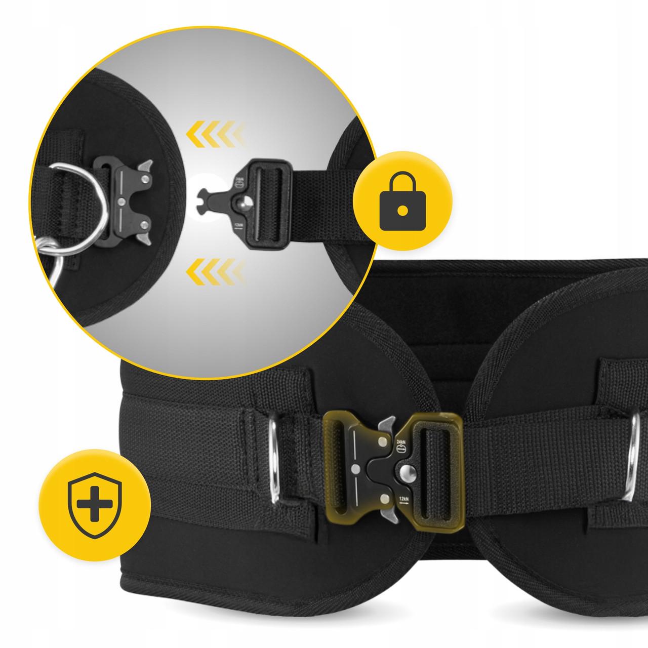 Пояс атлетический для отягощения 4FIZJO Dip Belt 80 см Black (P-5905973402255) - фото 6 Пояс атлетический для отягощения 4FIZJO Dip Belt 80 см Black (P-5905973402255) - фото 6