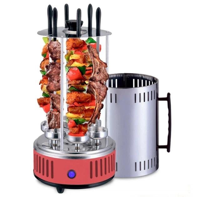 Електрошашличниця вертикальна Domotec MS-7783 нержавіюча сталь Електрошашличниця вертикальна Domotec MS-7783 нержавіюча сталь