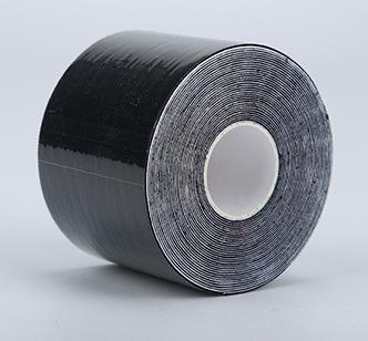 Тейп кінезіологічний для обличчя та тіла Kinesio tape 2,5 см 5 м Чорний (LS-KT-02-2_5)