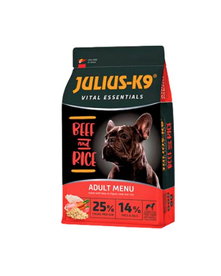 Корм сухой для собак Julius-K9 High Premium Vital Essentials Говядина с рисом 12 кг (5998274312576) Корм сухой для собак Julius-K9 High Premium Vital Essentials Говядина с рисом 12 кг (5998274312576)