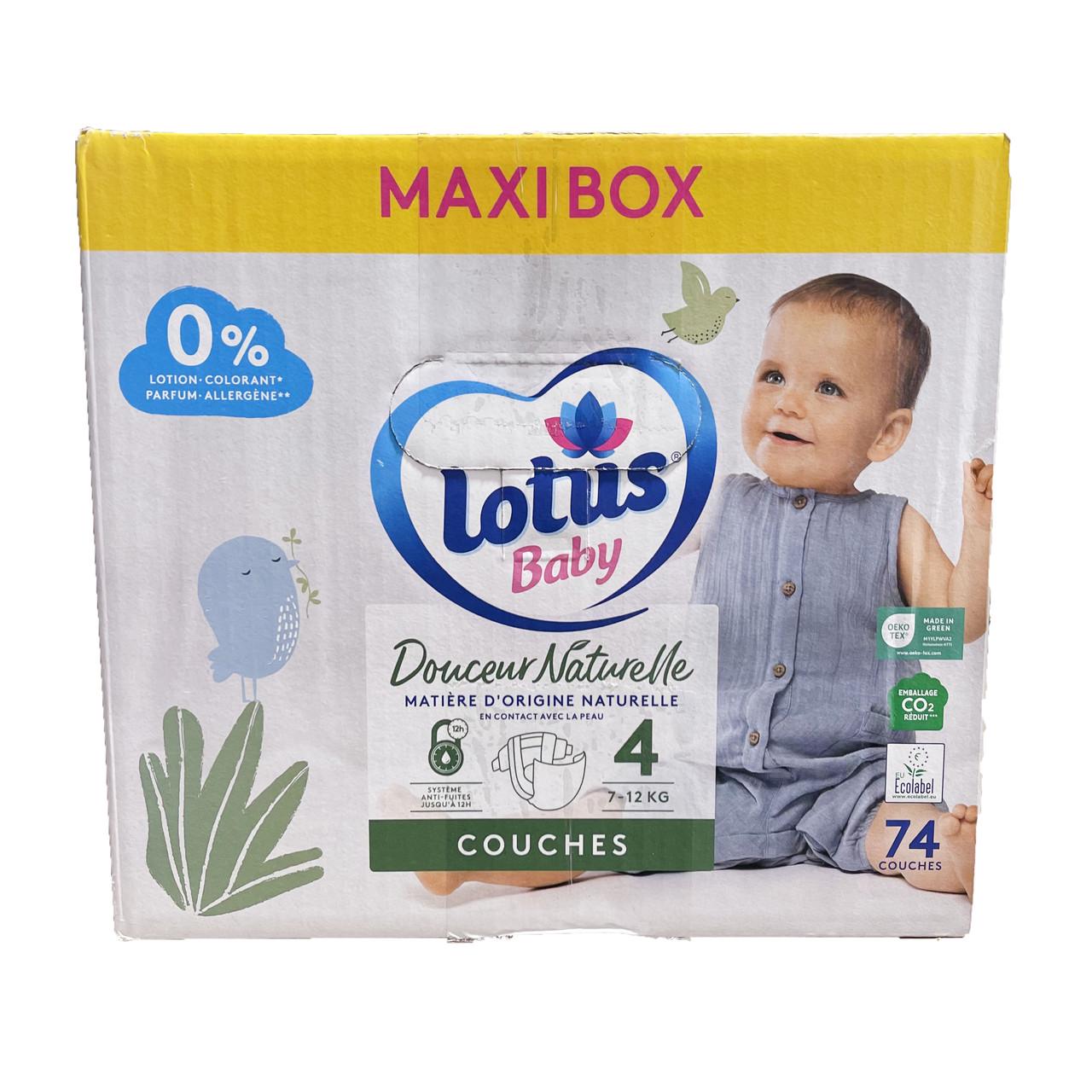 Підгузки дитячі Lotus Baby Maxi Box 4 7-12 кг 74 шт. (2172890773)