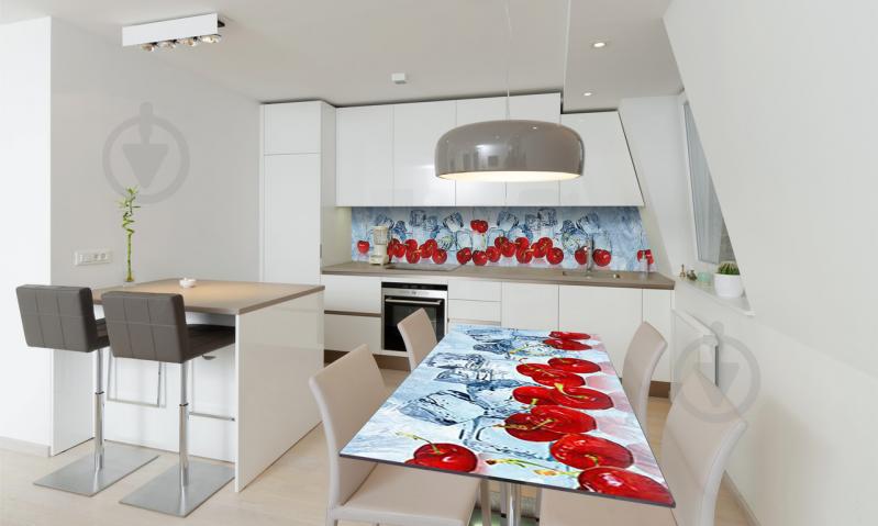 Наклейка виниловая на стол Zatarga «Спелые Вишни» 600х1200 мм Z180512st Наклейка виниловая на стол Zatarga «Спелые Вишни» 600х1200 мм Z180512st