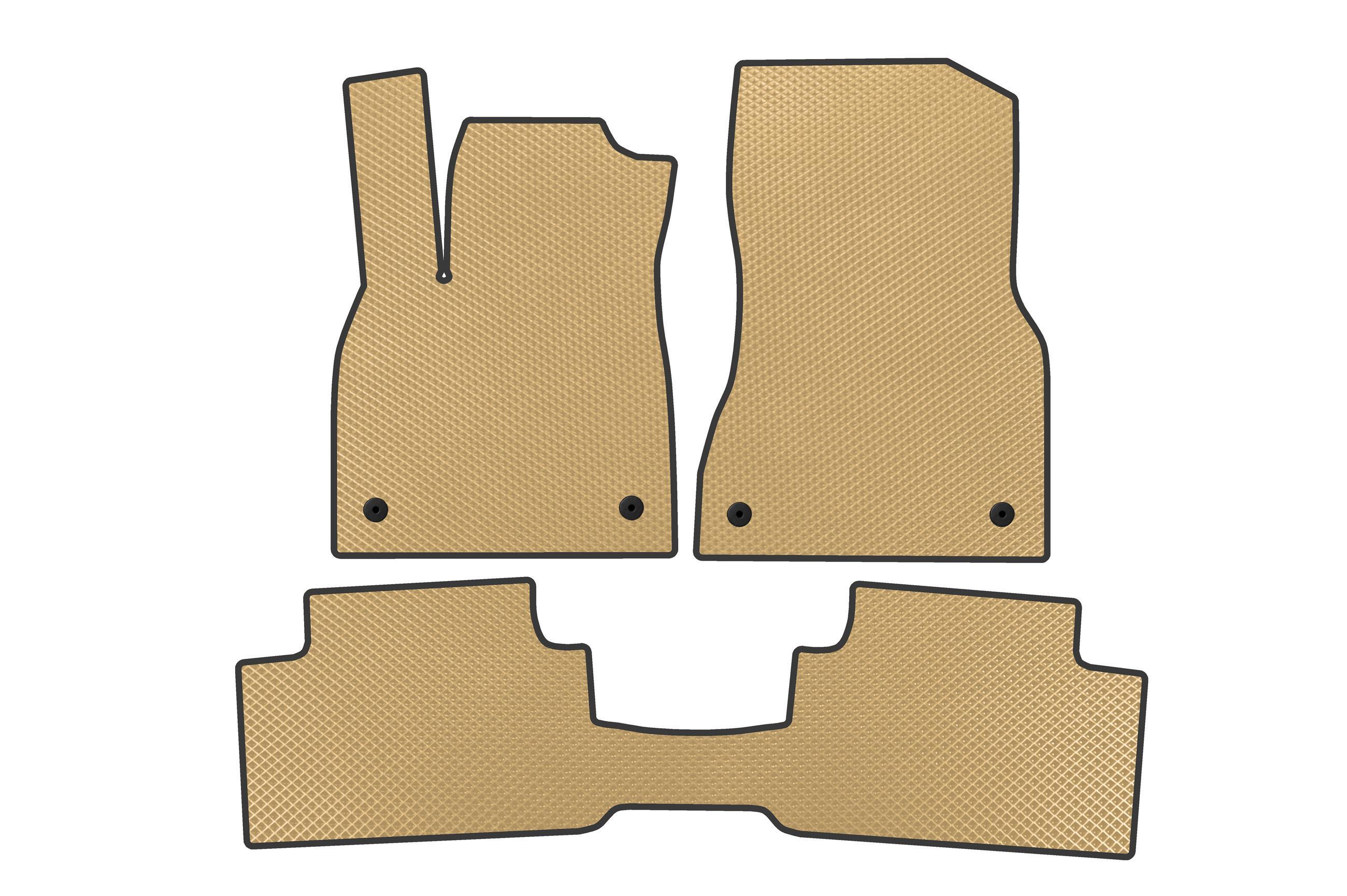 Коврики в автомобиль EVA Digital Designs для Audi Q6 2022- гг. этилвинилацетат Бежевый (183619)