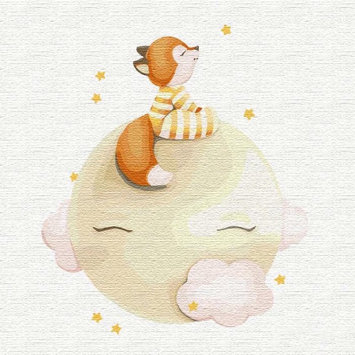 Картина по номерам Ідейка Считая звезды 30х30 см (KHO2354)