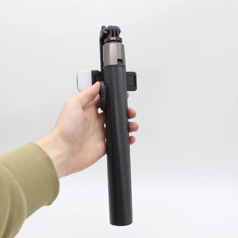 Селфи-палка DF-01S с подсветкой и пультом для Android/iPhone Черный (27282251) - фото 8 Селфи-палка DF-01S с подсветкой и пультом для Android/iPhone Черный (27282251) - фото 8