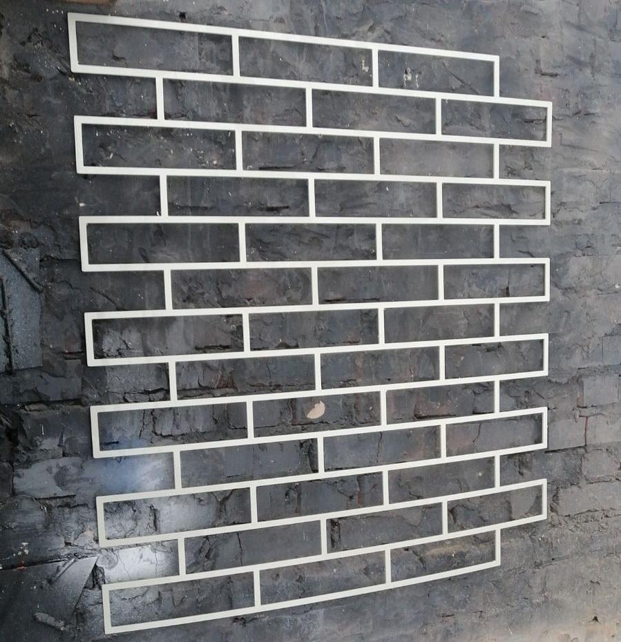 Трафарети для стін Dekorsten пластик 3 мм цегла 92×98,5 см (332)