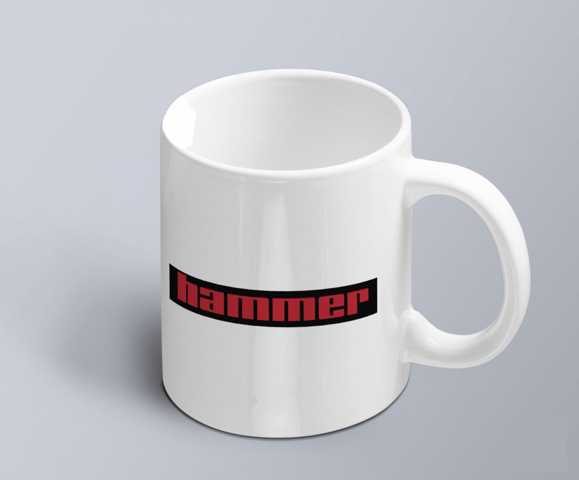 Чашка с принтом авто логотип Hammer (02010102045)