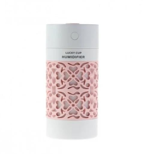 Увлажнитель воздуха Elite Lucky Cup Humidifier ультразвуковой мини Бело-розовый (EL-1137)