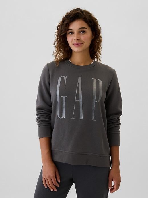 Свитшот женский GAP Relaxed GAP Logo S Серый (1945546861)