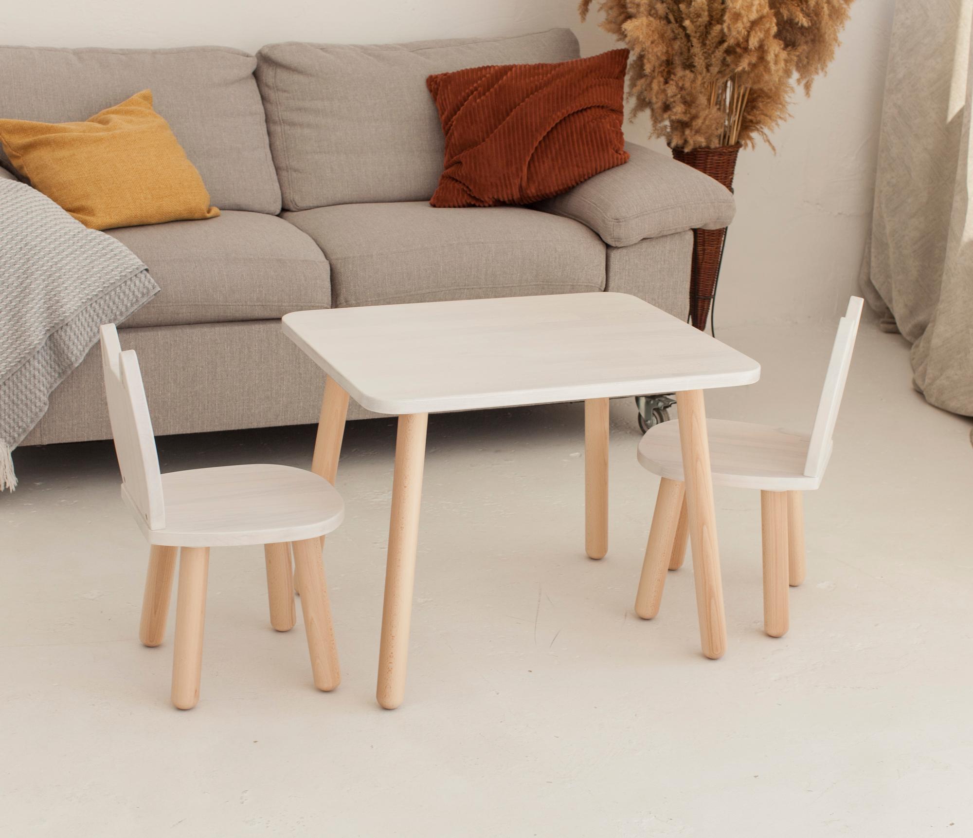 Детский столик и 2 стульчика Tatoy Cat для детей 2-4 лет Белый - фото 2 Детский столик и 2 стульчика Tatoy Cat для детей 2-4 лет Белый - фото 2