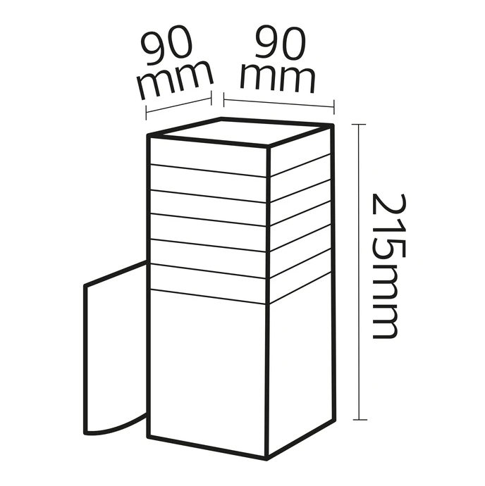 Світильник фасадний STANDART 1xЕ27 215х90х90 мм серія (s185018) - фото 2