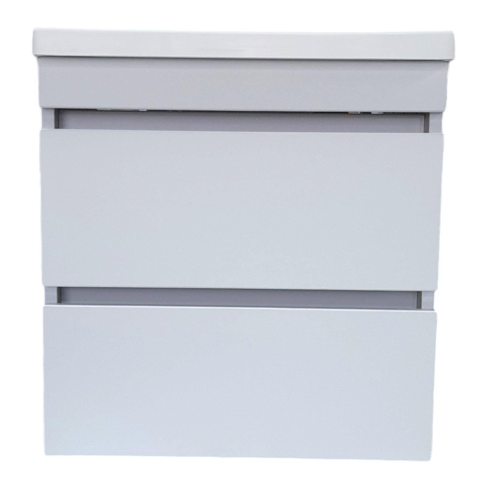 Тумба подвесная для ванной комнаты пластиковая Mikola-M Atlant 60 см White (2351) - фото 5 Тумба подвесная для ванной комнаты пластиковая Mikola-M Atlant 60 см White (2351) - фото 5