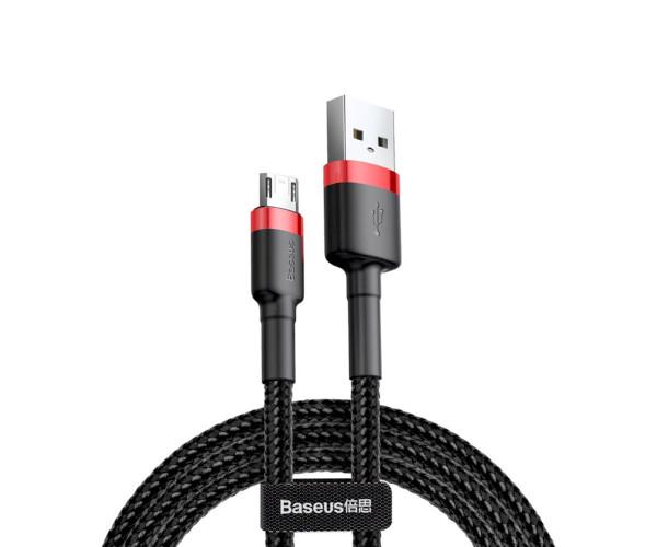 Кабель BASEUS Cafule CAMKLF-B91 microUSB 2,4A 1 м Black (20208)
