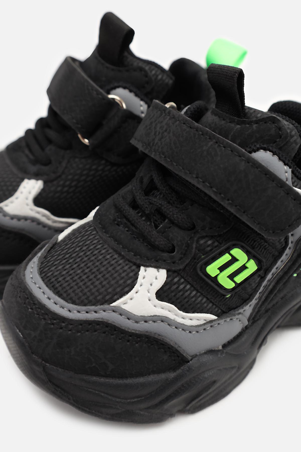 Кроссовки для мальчика ЦБ-00273832 на плоской подошве р. 20 Черный (SKT001056360) - фото 4