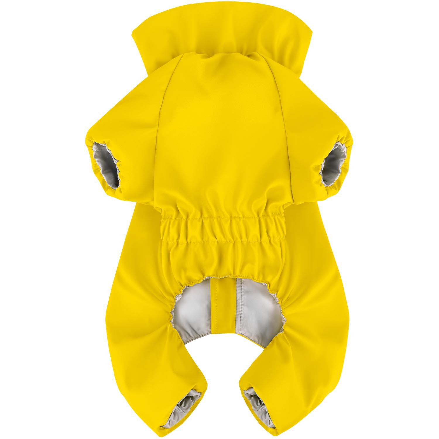 Дощовик для собак Waudog Clothes водонепроникний L55 Жовтий (19918) - фото 6 Дощовик для собак Waudog Clothes водонепроникний L55 Жовтий (19918) - фото 6