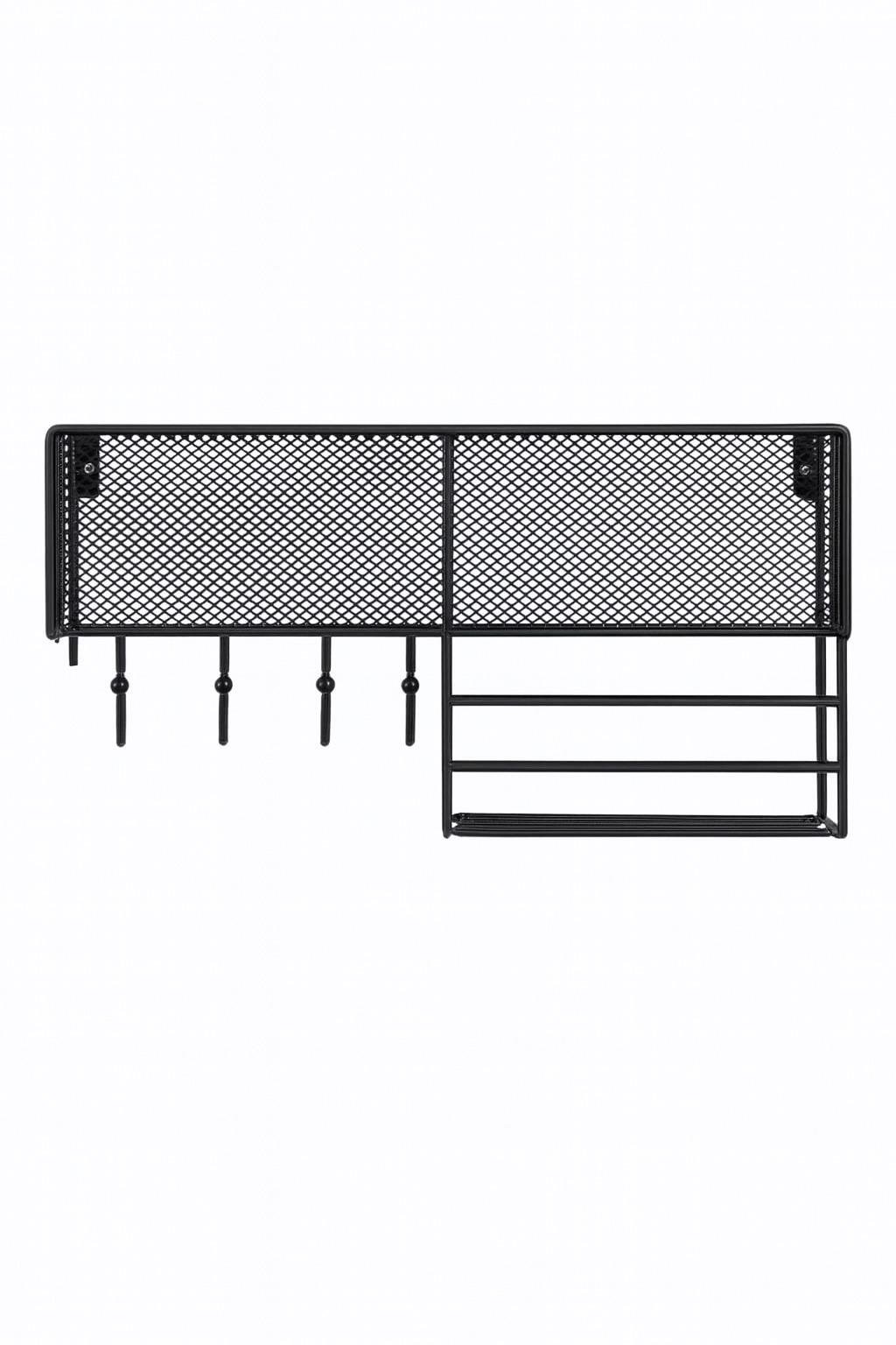 Полка настенная с держателем 4 г 40х13,5х19,5 см (M50244) Полка настенная с держателем 4 г 40х13,5х19,5 см (M50244)