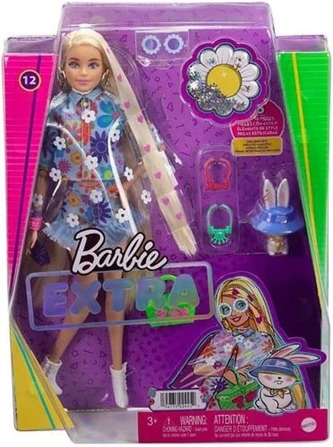 Лялька Barbie Extra у квітковому образі HDJ45 (10-573177)