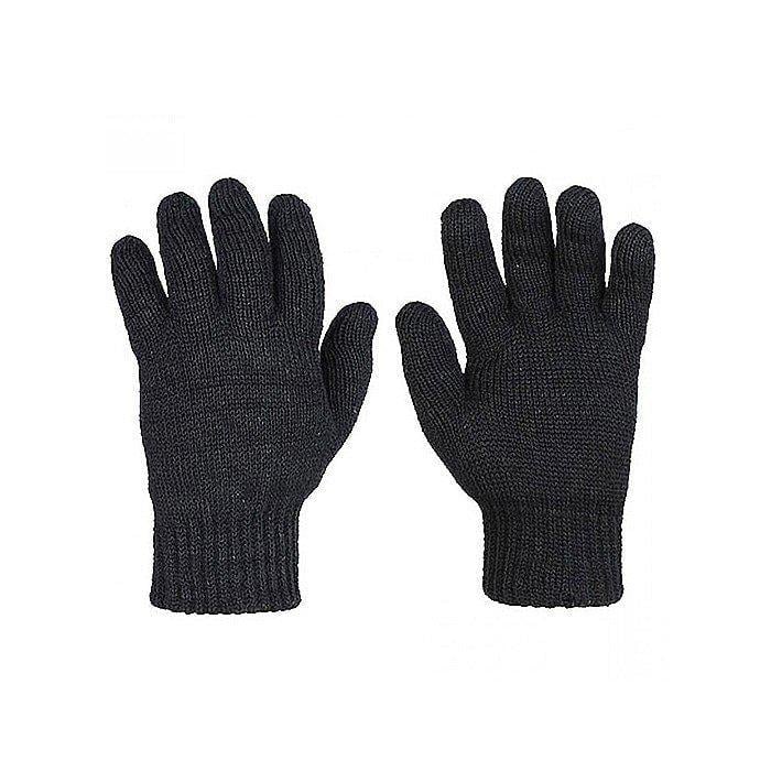 Перчатки теплые двойные 30 пар Черный (3373)