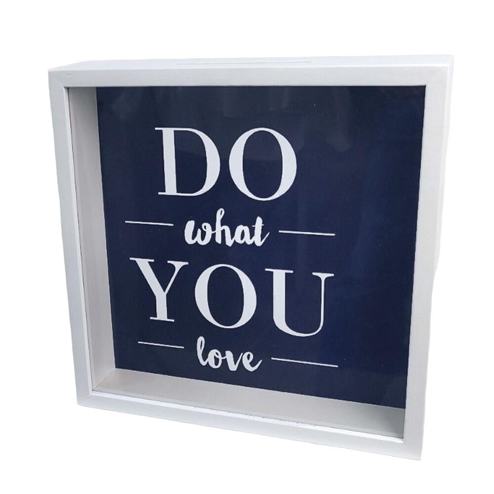 Скарбничка для грошей Do what you love 22x22x5 см (KOP_24B004)