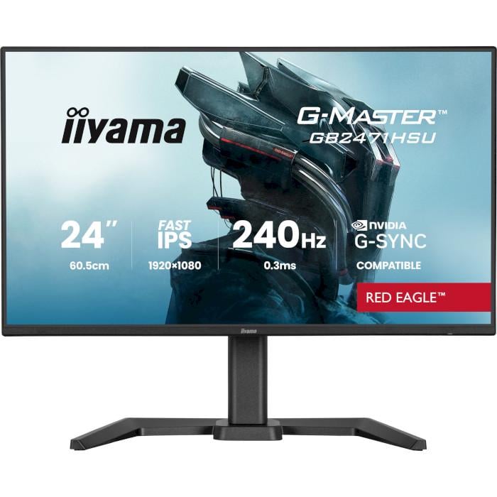 Монитор игровой Iiyama G-Master GB2471HSU-B1 Red Eagle Black (32534663)