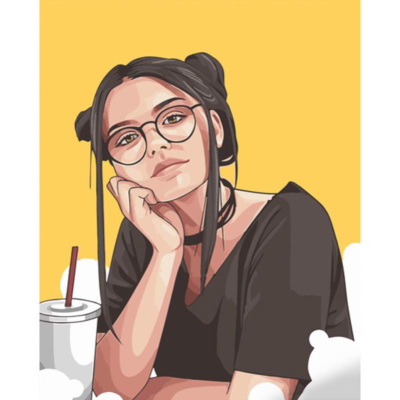 Картина по номерам Strateg Премиум Кофе 40х50 см (GS644)