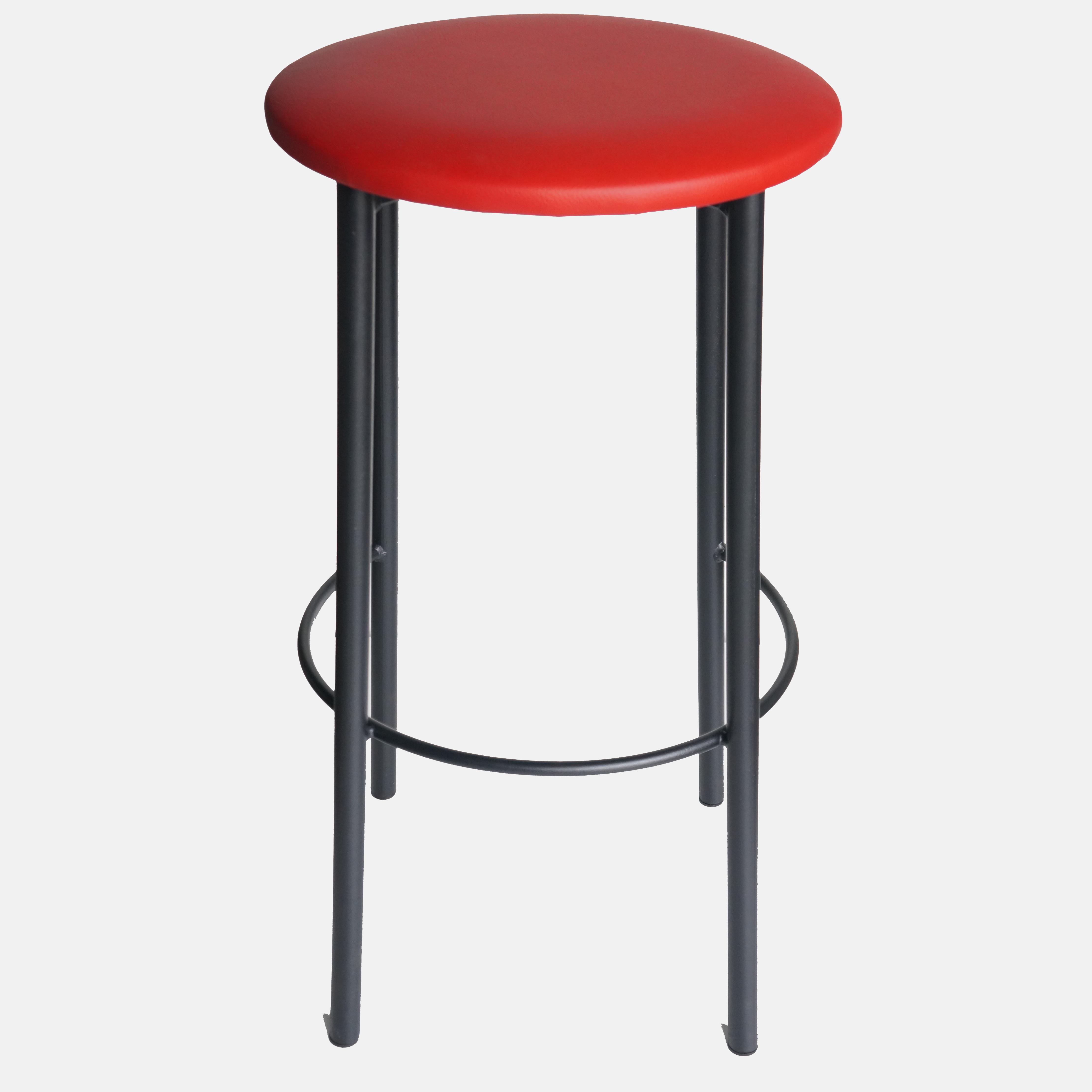 Барный табурет АНТ Марко Хокер Черный/Красный (26241-02)