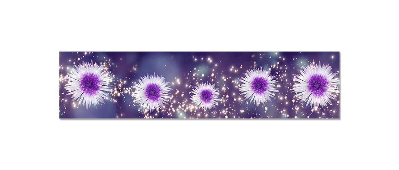 Наліпка вінілова на кухню Zatarga Блискучі Айстри 600х2500 мм (1289776654)