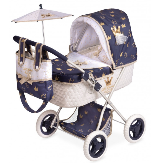 Коляска для кукол DeCuevas Classic с сумкой и зонтиком (85032)