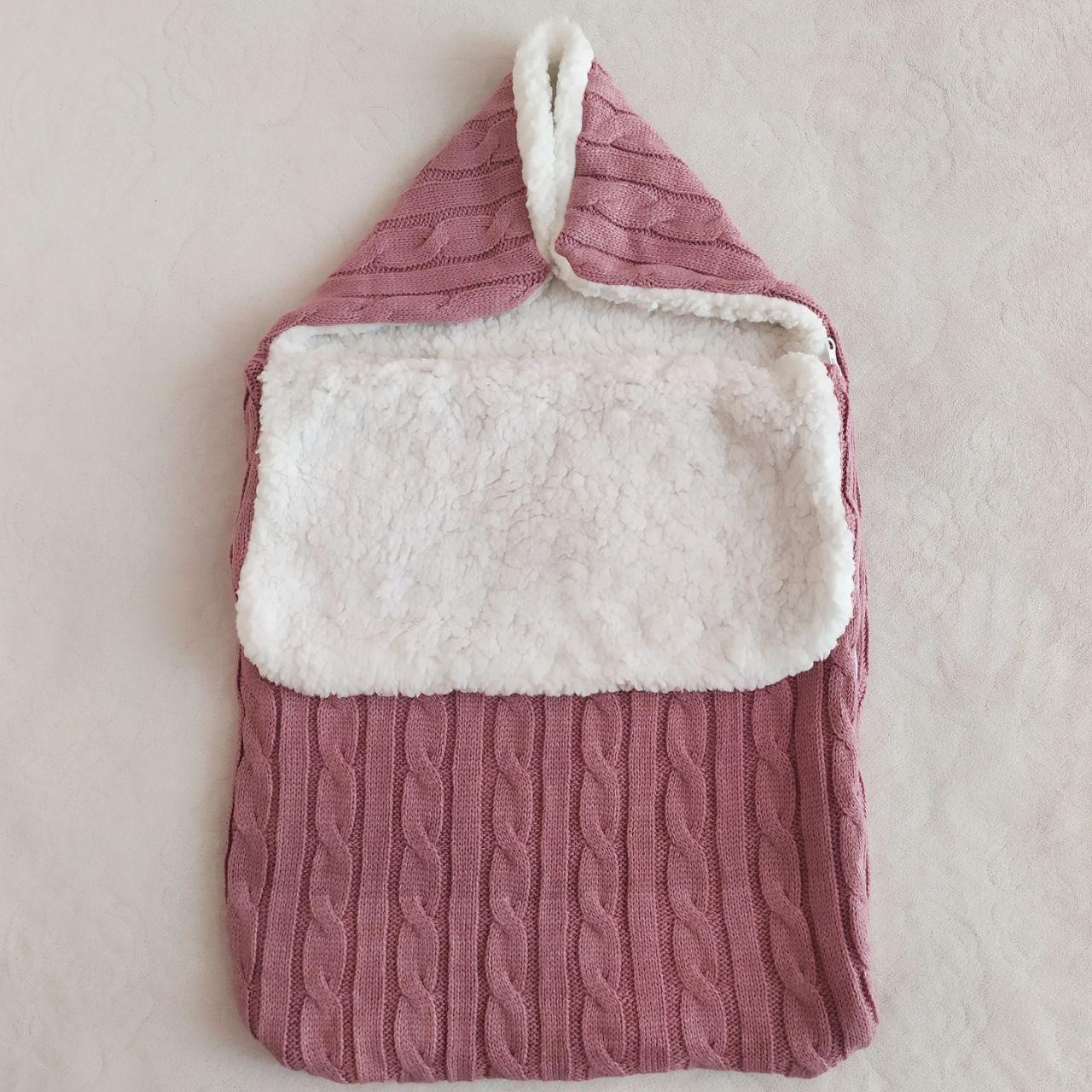 Детский конверт для коляски демисезонный For kids Розовый